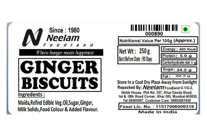 Neelam Foodland Ginger Biscuits 