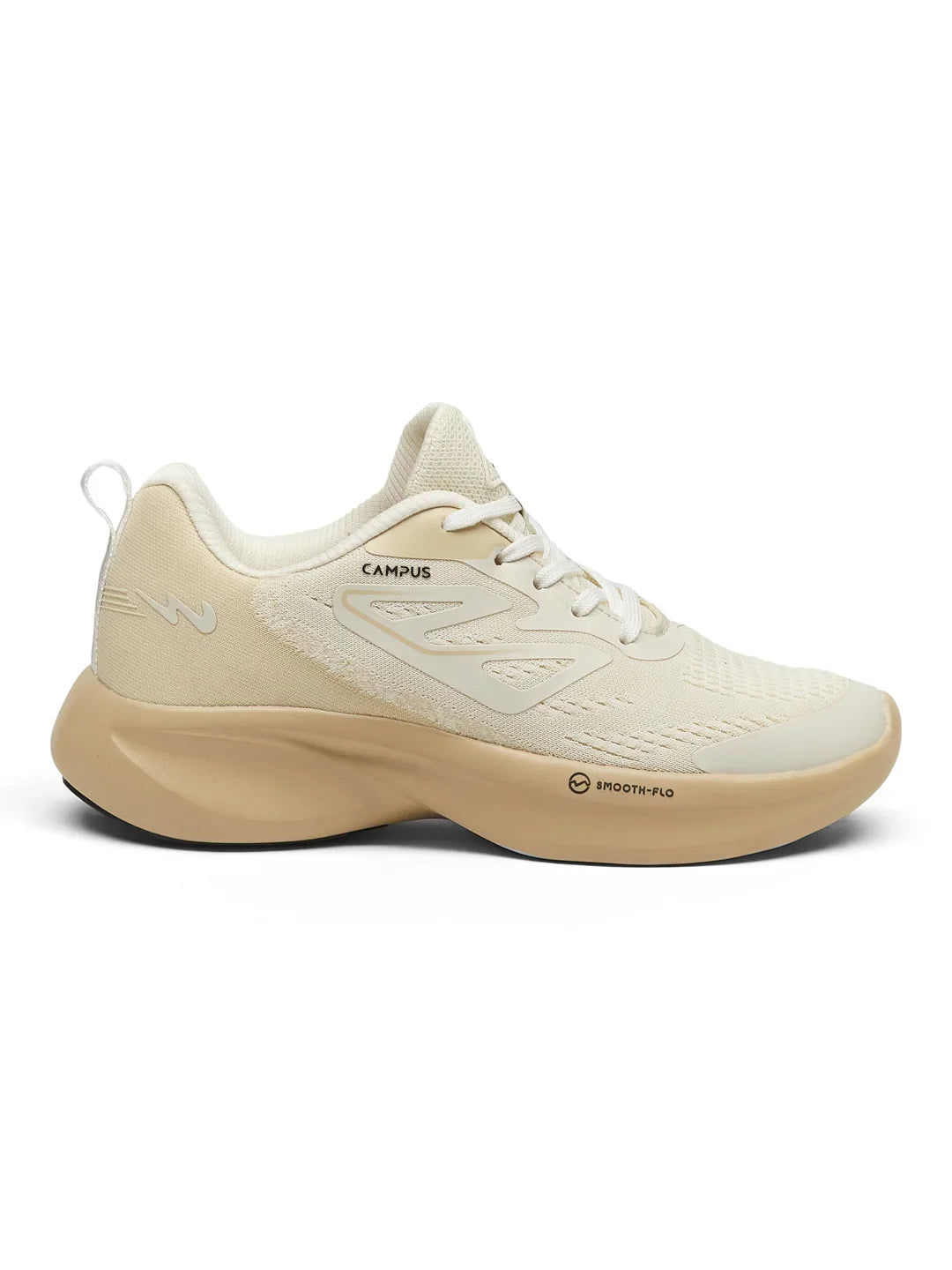 Campus GLIMPSE Off White Womens Running Shoes