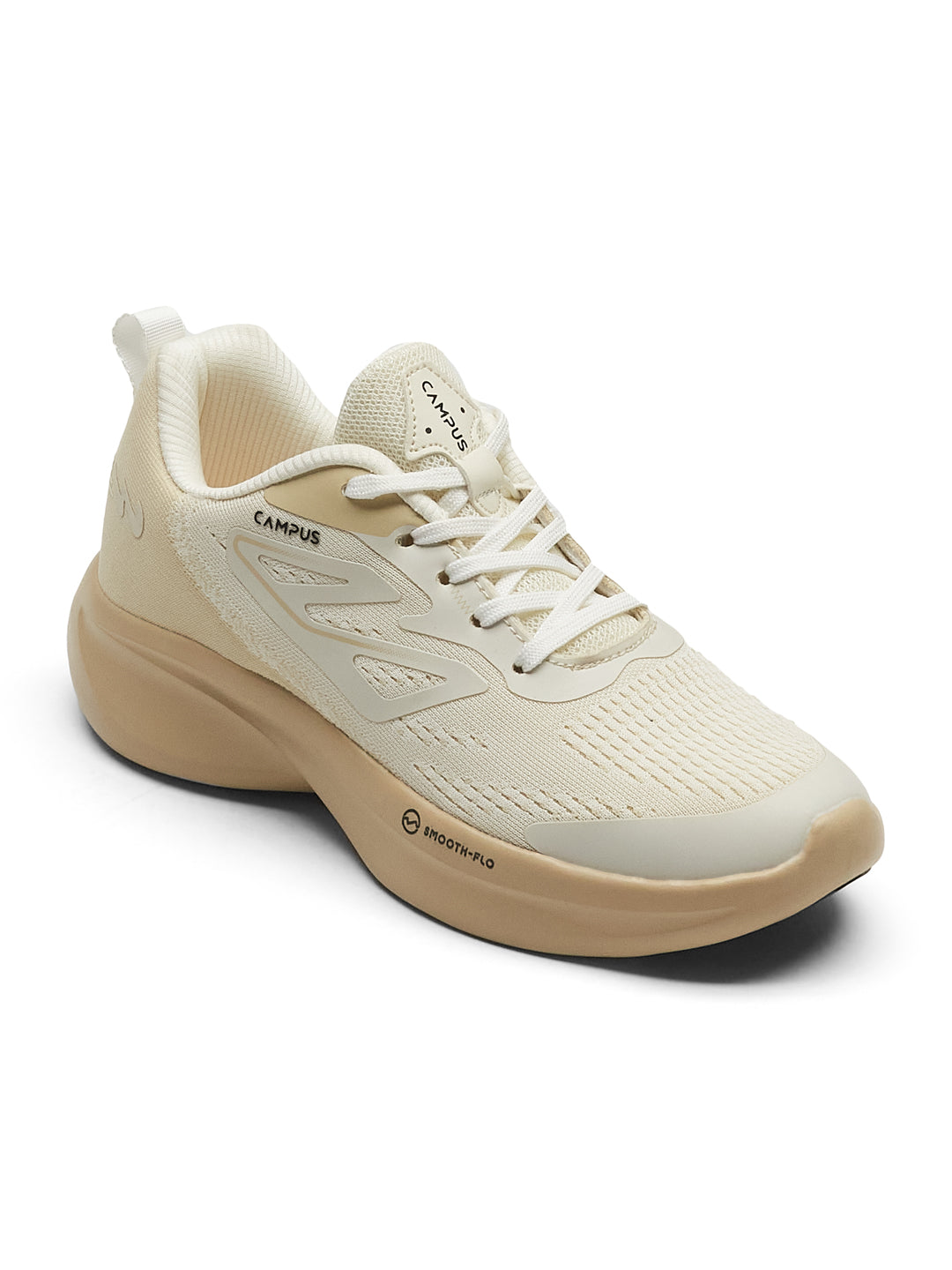 Campus GLIMPSE Off White Womens Running Shoes