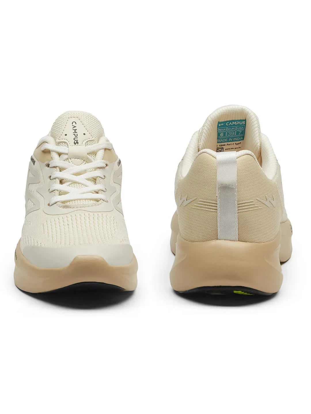 Campus GLIMPSE Off White Womens Running Shoes