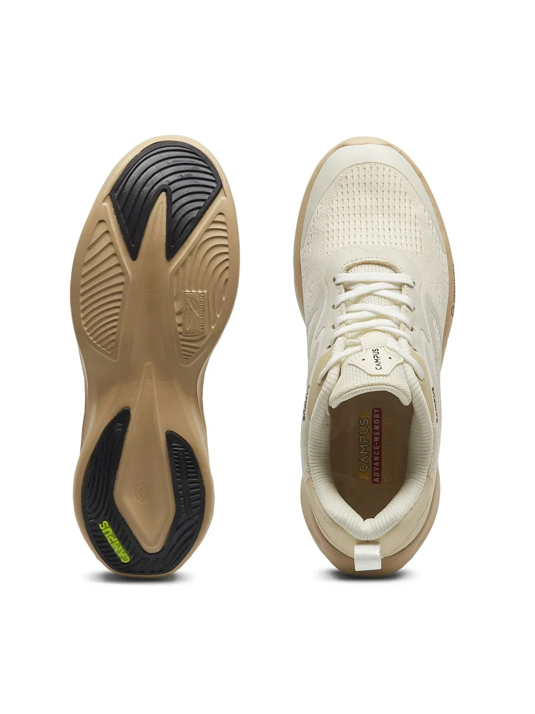 Campus GLIMPSE Off White Womens Running Shoes