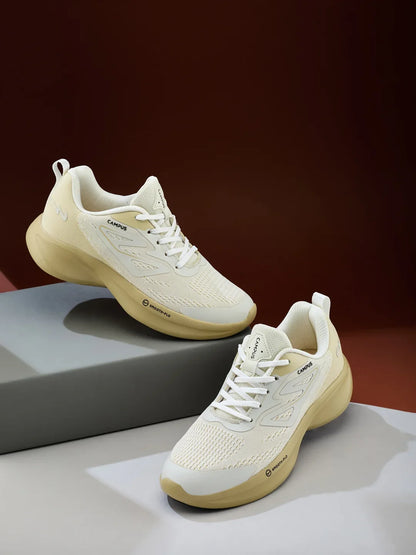 Campus GLIMPSE Off White Womens Running Shoes