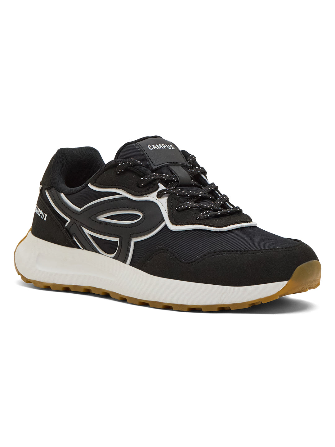 Campus GLIVON Black Womens Sneakers