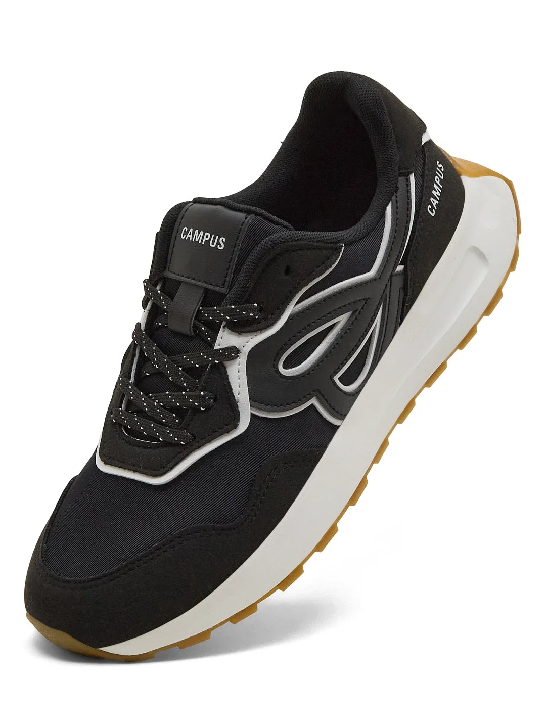 Campus GLIVON Black Womens Sneakers