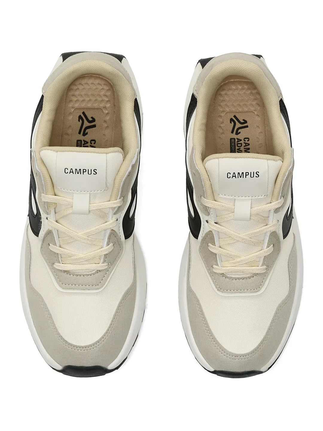 Campus GLIVON White Womens Sneakers