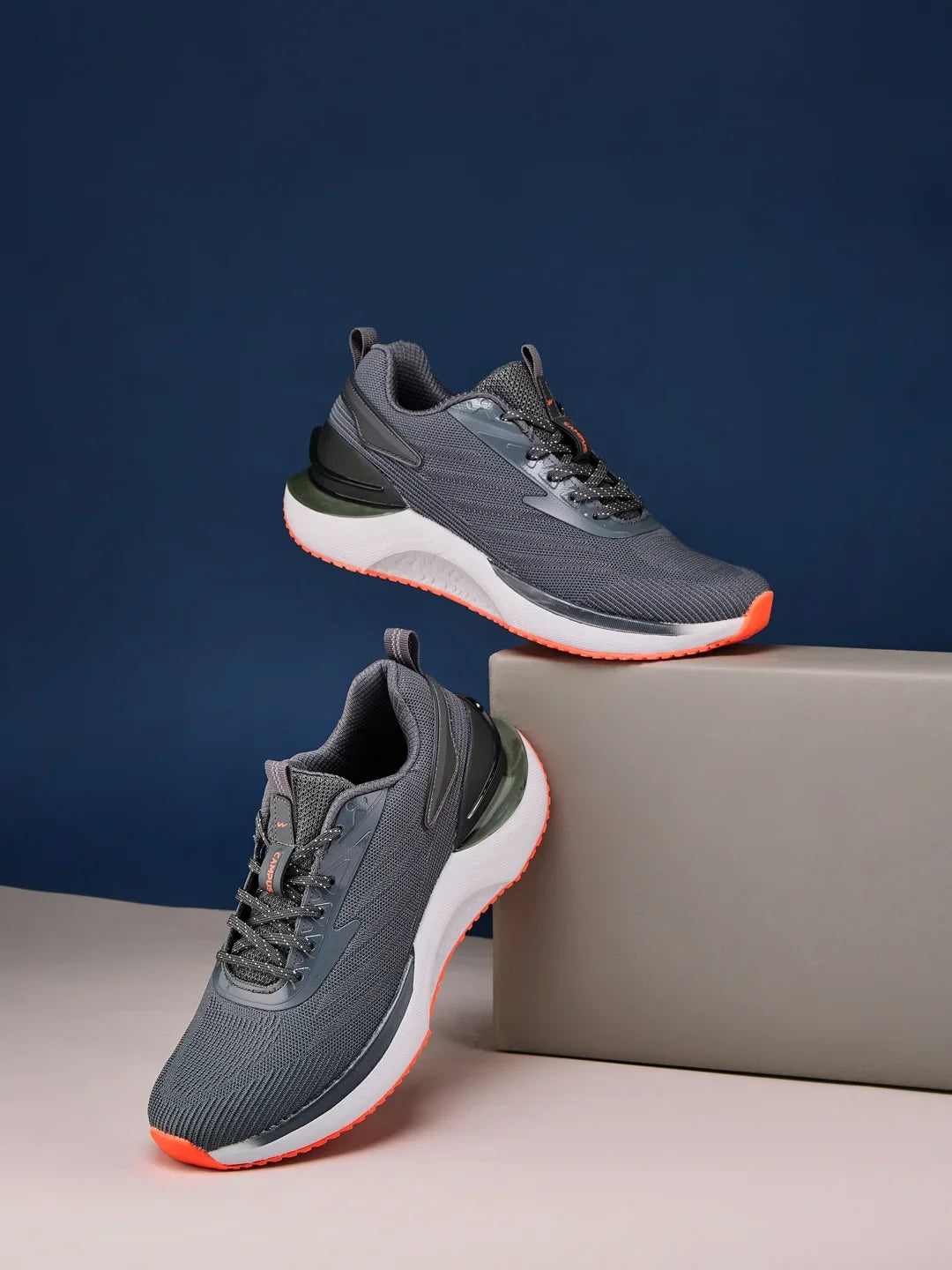 Campus GLOAM Grey Mens Running Shoes gry orange