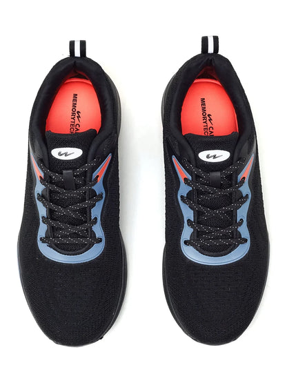Campus GRETTA Black Mens Running Shoes