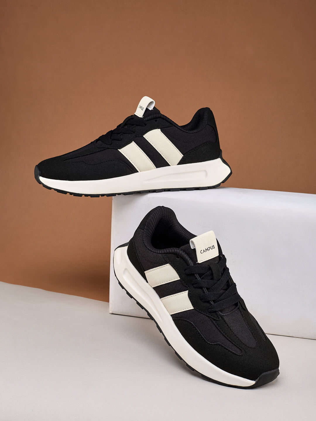 Campus GRIT Black Womens Sneakers