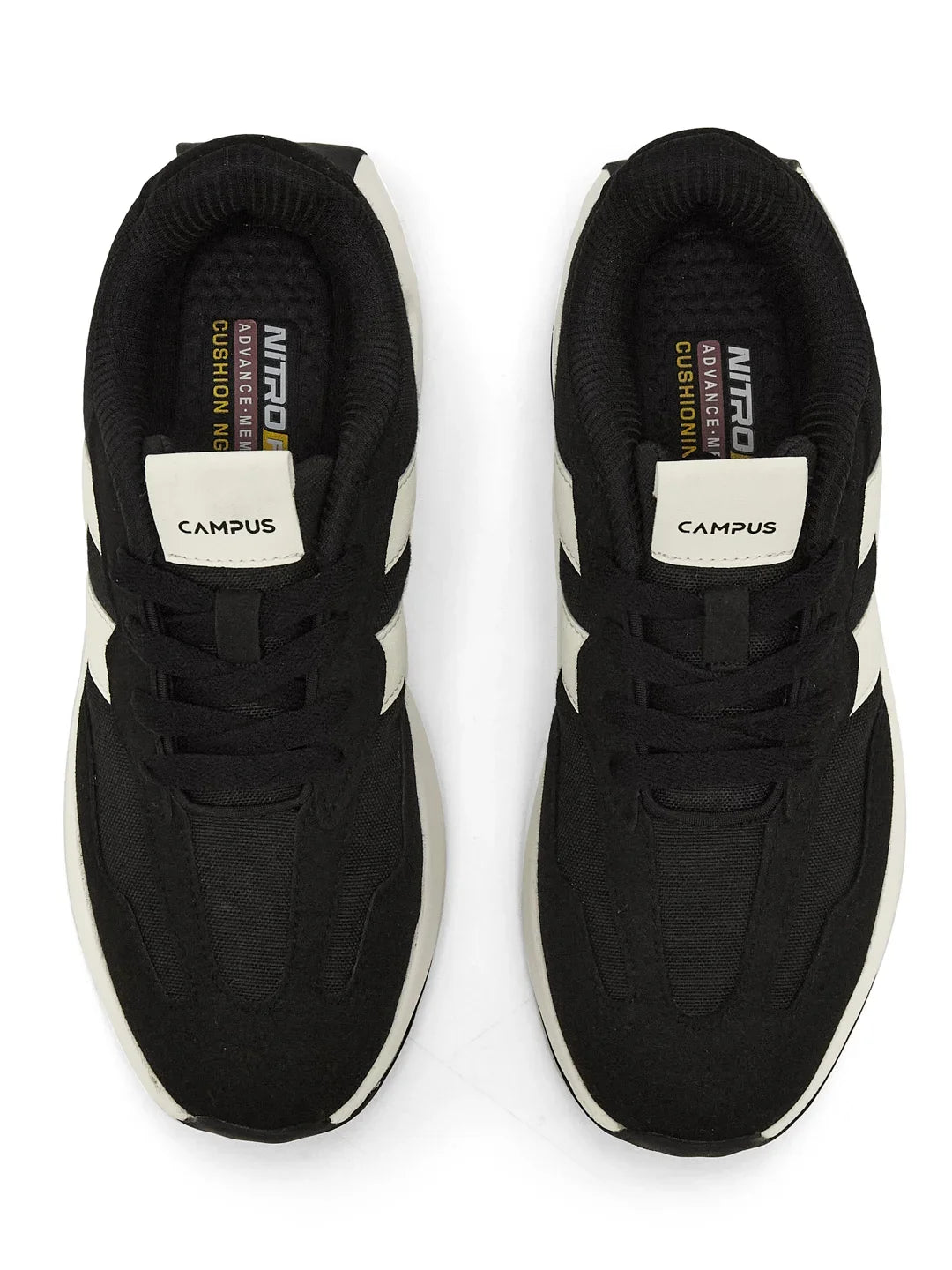 Campus GRIT Black Womens Sneakers