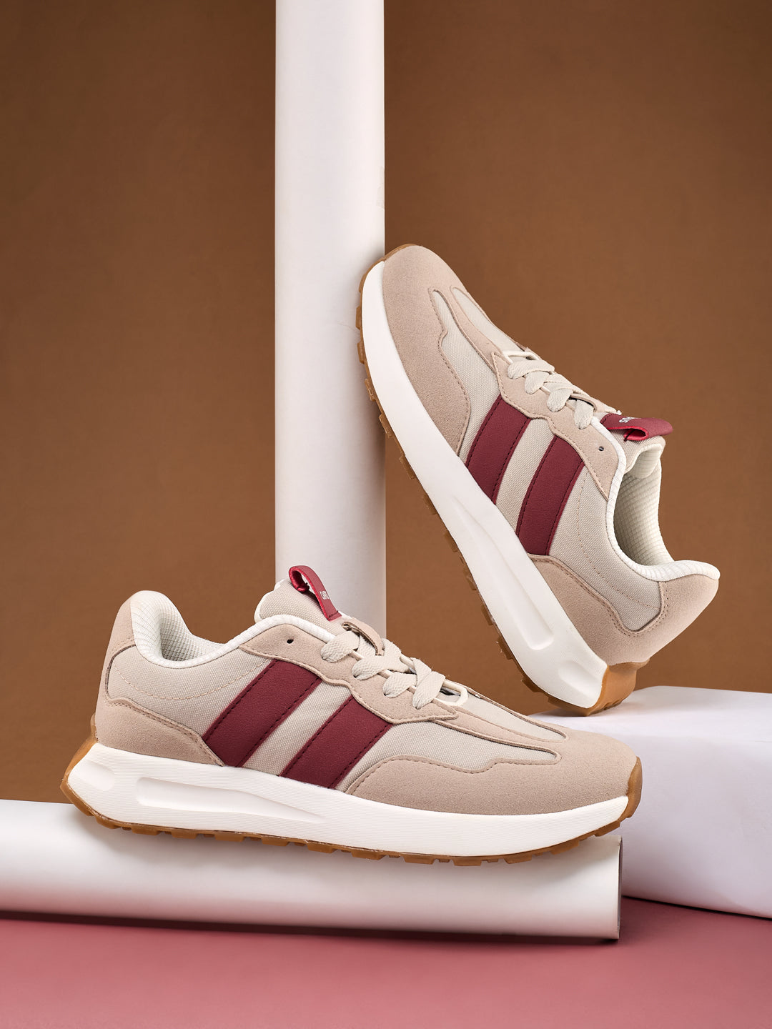 Campus GRIT Beige Womens Sneaker