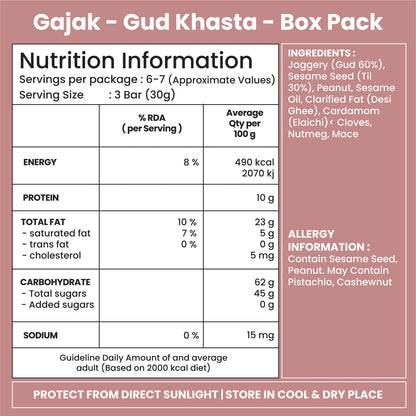 Jabsons Foods Gud Khasta