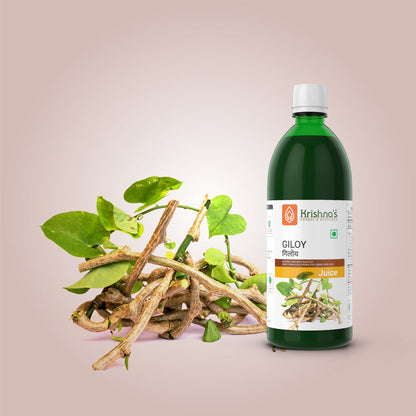 Krishna'S Herbal & Ayurveda Giloy Juice / Geloy Swaras Immunity Booster 500Ml