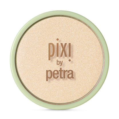 Open compact of Pixi Beauty Glow y Powder, ready for radiant complexion enhancement.