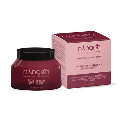 Ningen Glow Shield Day Creme - PUSHMYCART