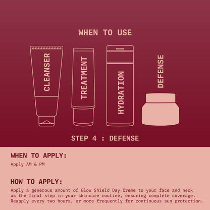Ningen Glow Shield Day Creme - PUSHMYCART