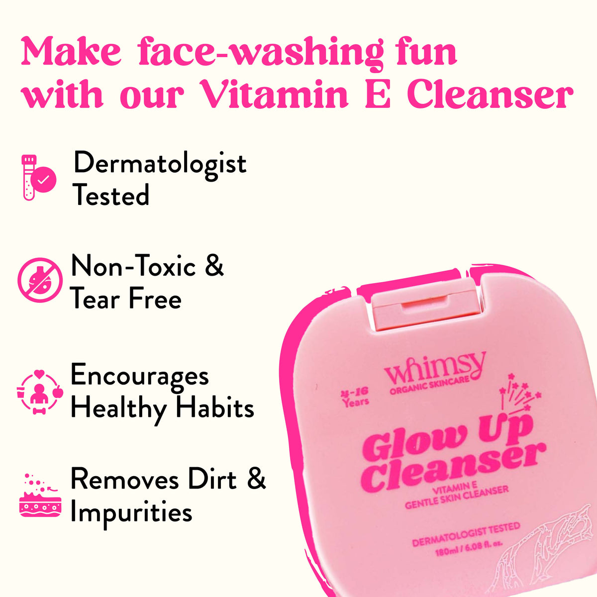 Whimsy Beauty Glow Up Face & Body Cleanser