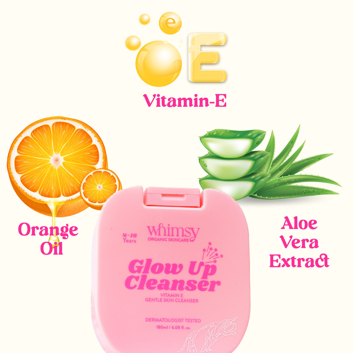 Whimsy Beauty Glow Up Face & Body Cleanser