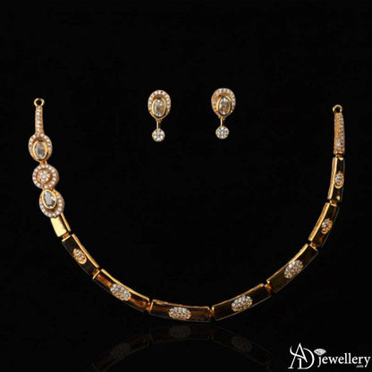 Back view of the necklace clasp