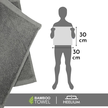 Heelium Bamboo Face Towels - Set of 3