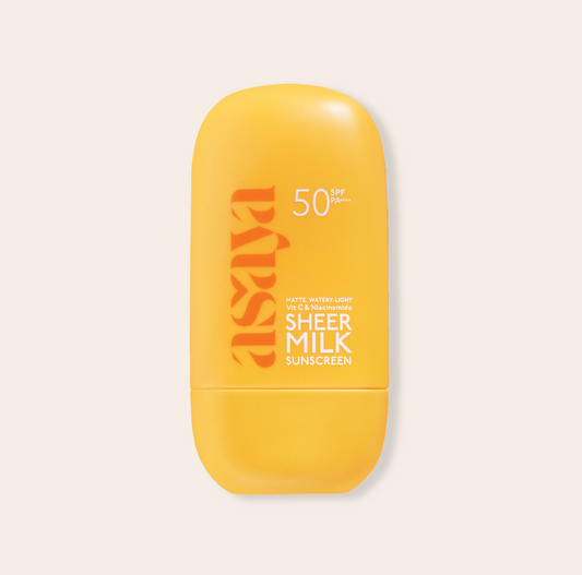 Asaya Sheer Milk SPF 50 Matte Fluid Sunscreen 50 ml