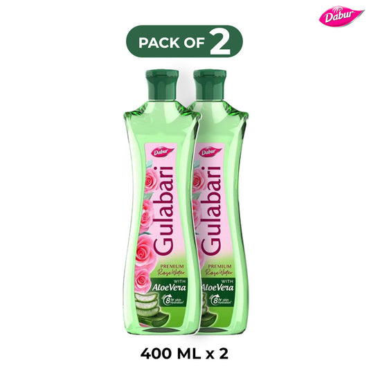 Dabur Gulabari Premium Rose Water with Aloe Vera 400 ml
