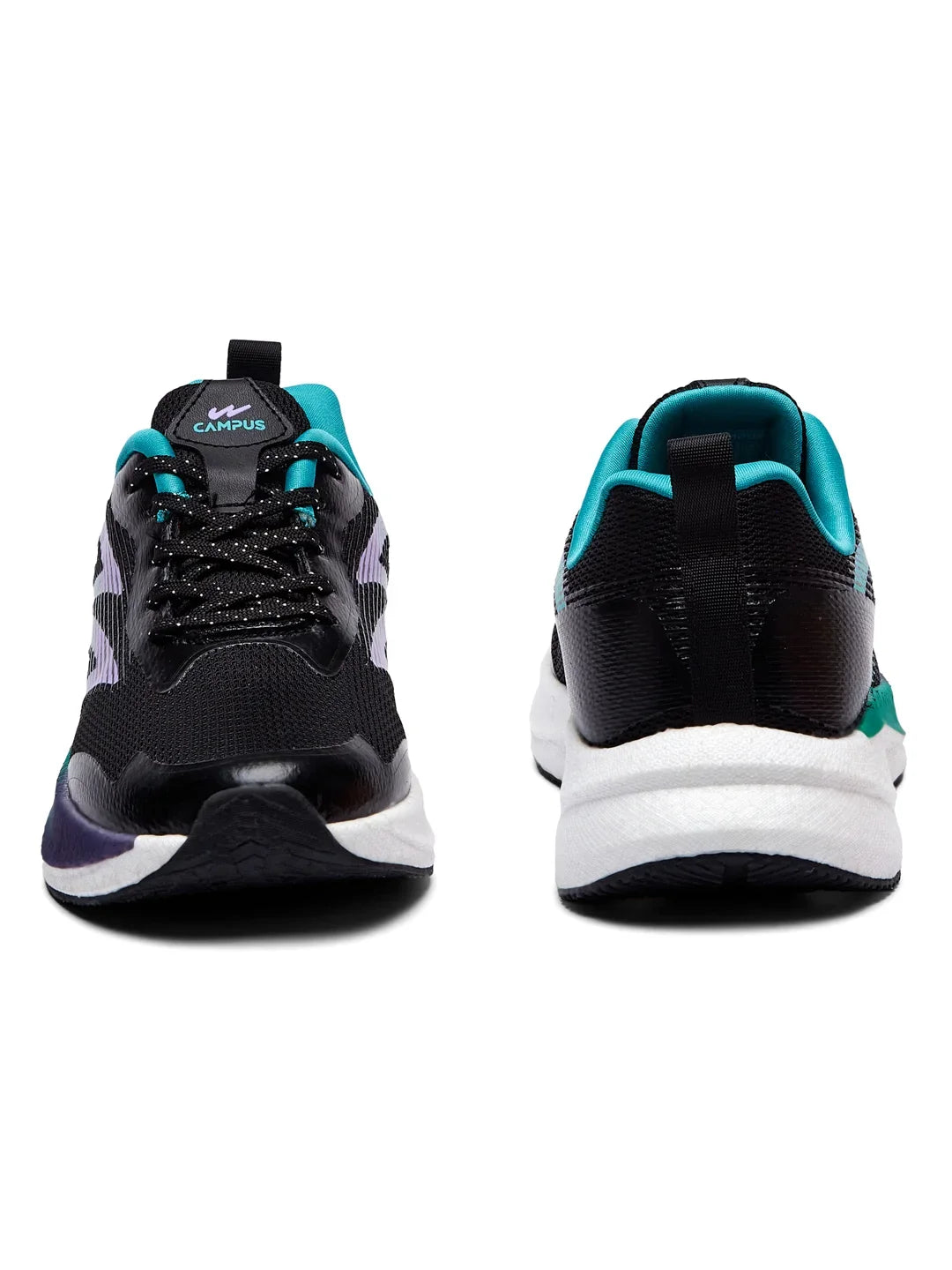 Campus HAZZLE Black Womens Running Shoes