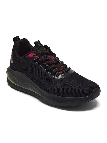 Campus HEDGE Black Mens Running Shoes