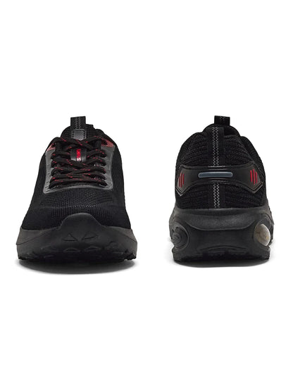 Campus HEDGE Black Mens Running Shoes