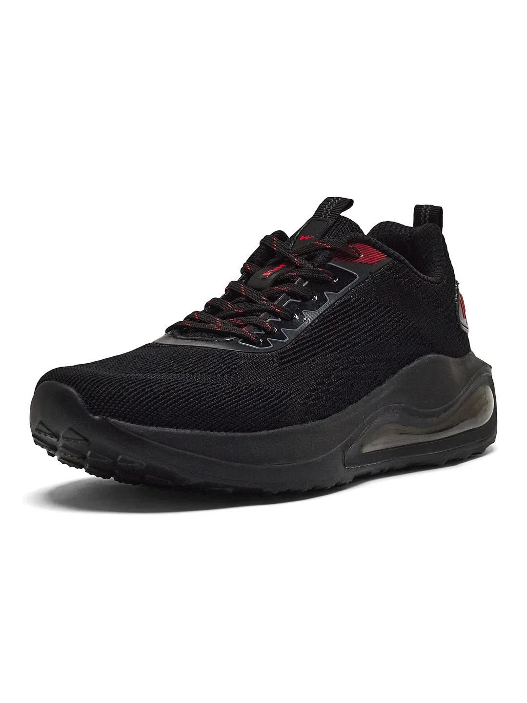 Campus HEDGE Black Mens Running Shoes