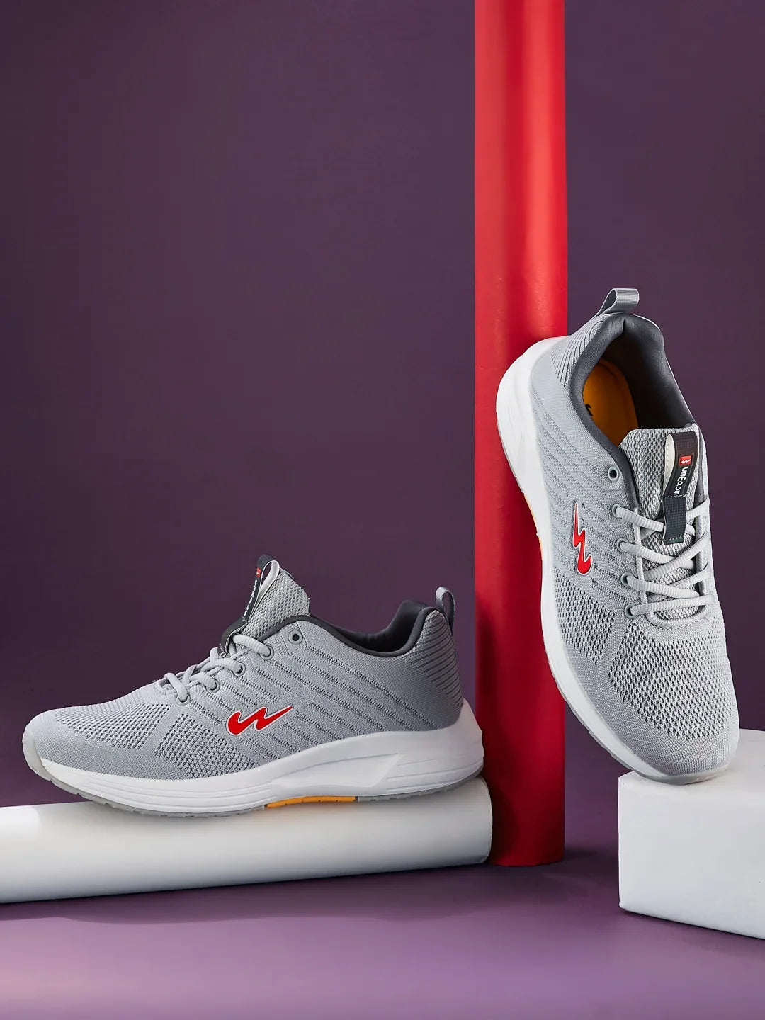 Campus HELIX PRO Grey Mens Running Shoes