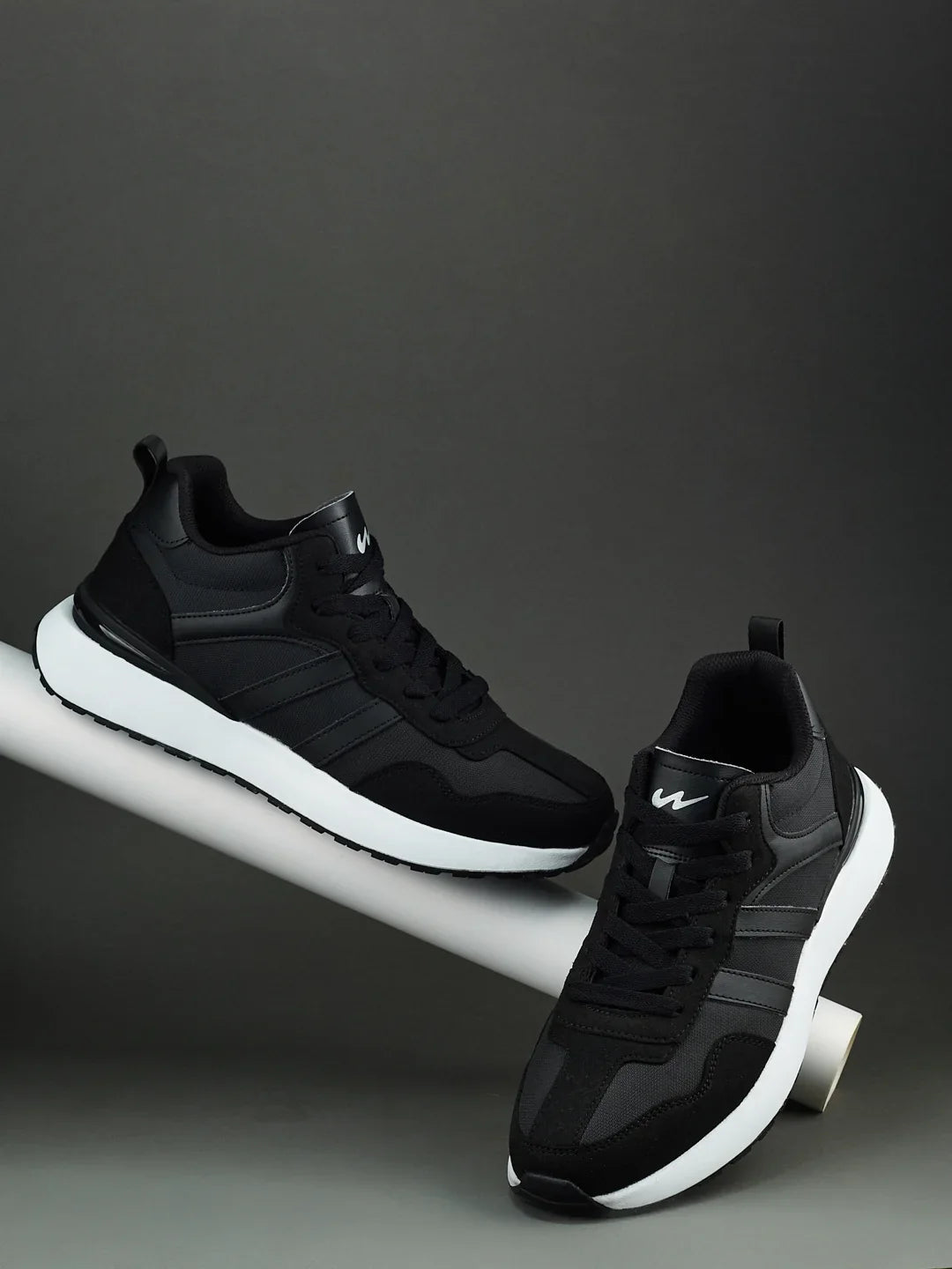 Campus HINGE Black Mens Sneakers