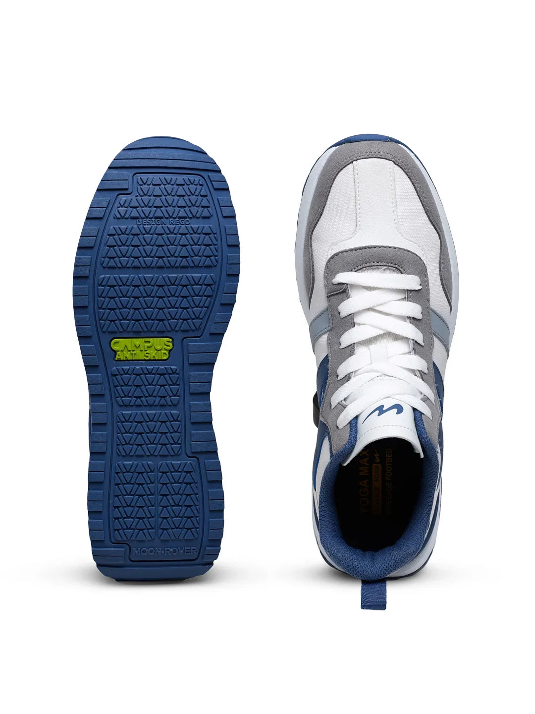 Campus HINGE White Mens Sneakers