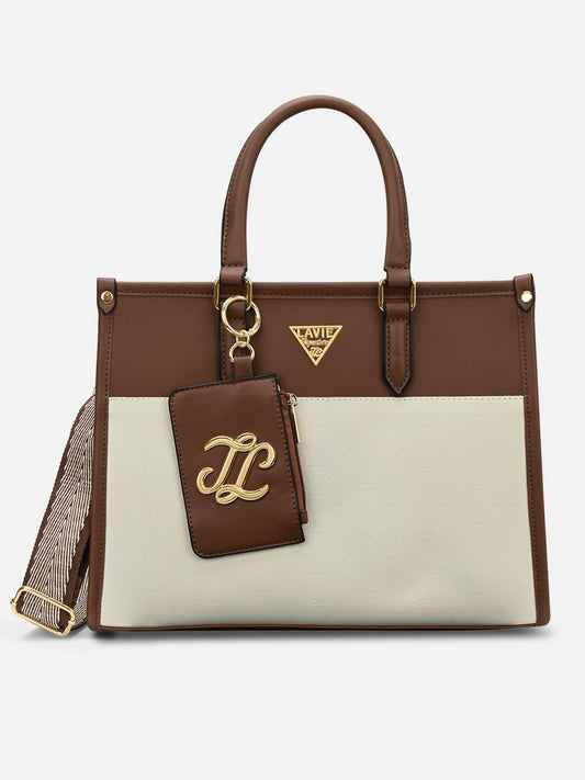 Lavie Signature Ithaca Colourblock Medium Tote Bag