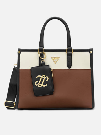 Lavie Signature Ithaca Colourblock Medium Tote Bag