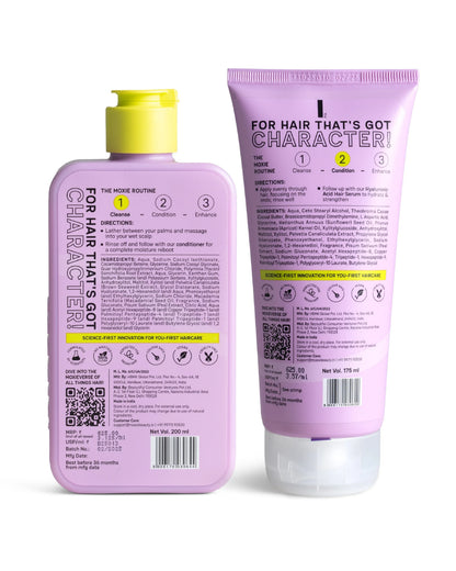 Moxie Beauty HydroRepair Wash Duo (Shampoo + Conditioner)
