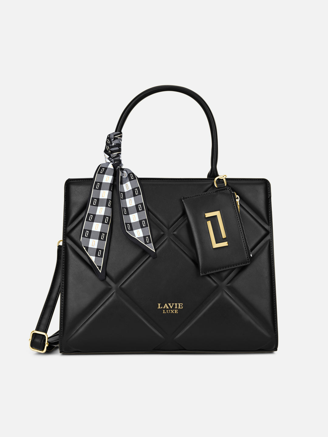 Lavie Luxe Quare Large Handbag