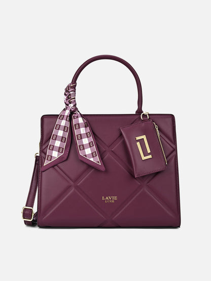 Lavie Luxe Quare Large Handbag