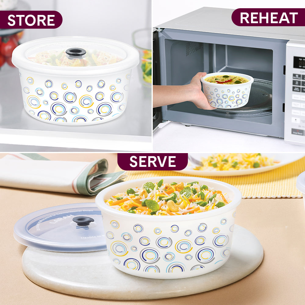 Borosil Larah Jupiter Storage Bowl
