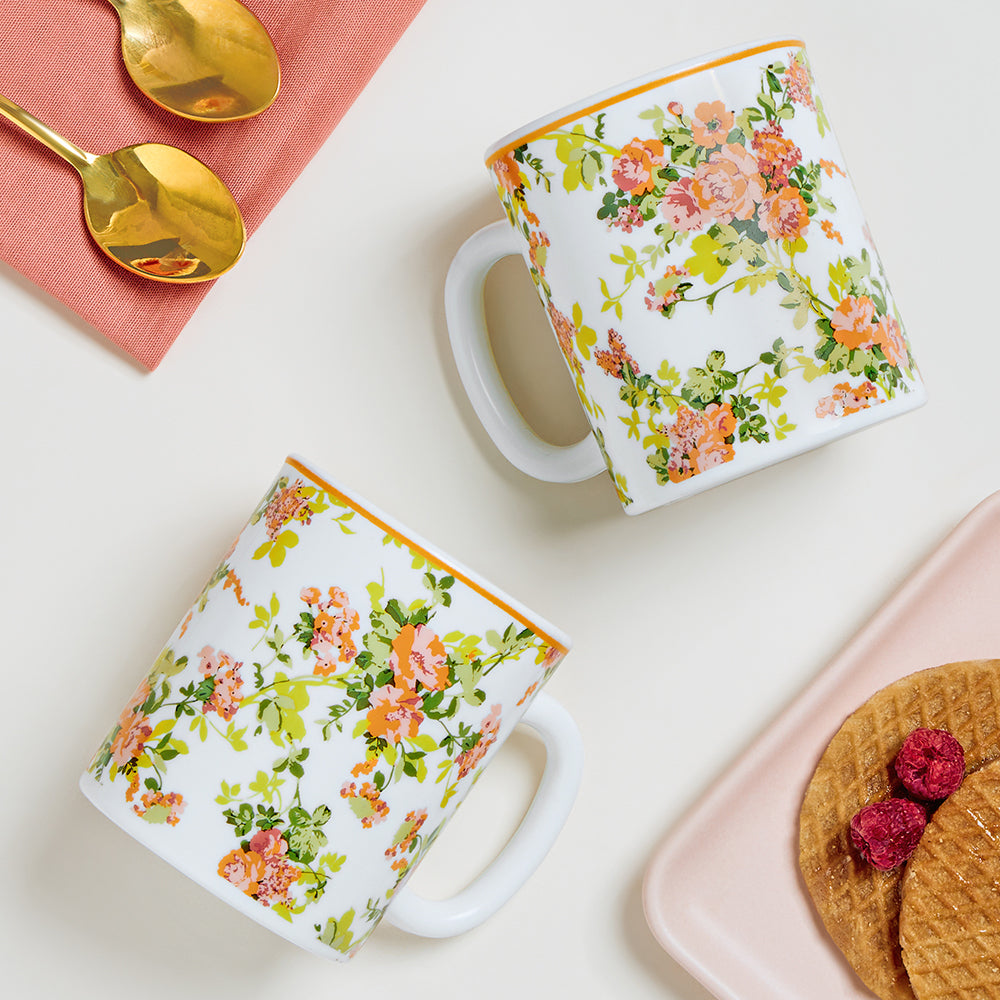 Borosil Larah Amora Mug Set