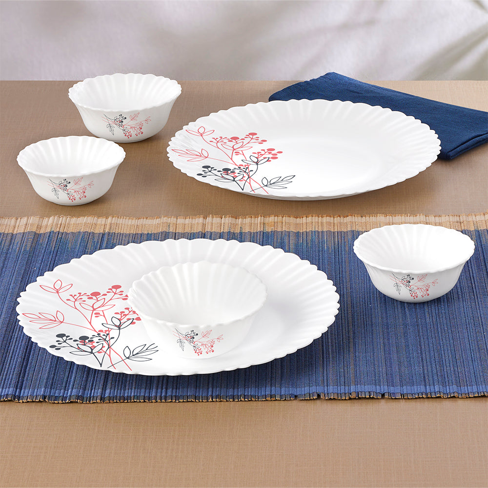 Borosil Larah Aspen Dinner Set 6 Pcs Set