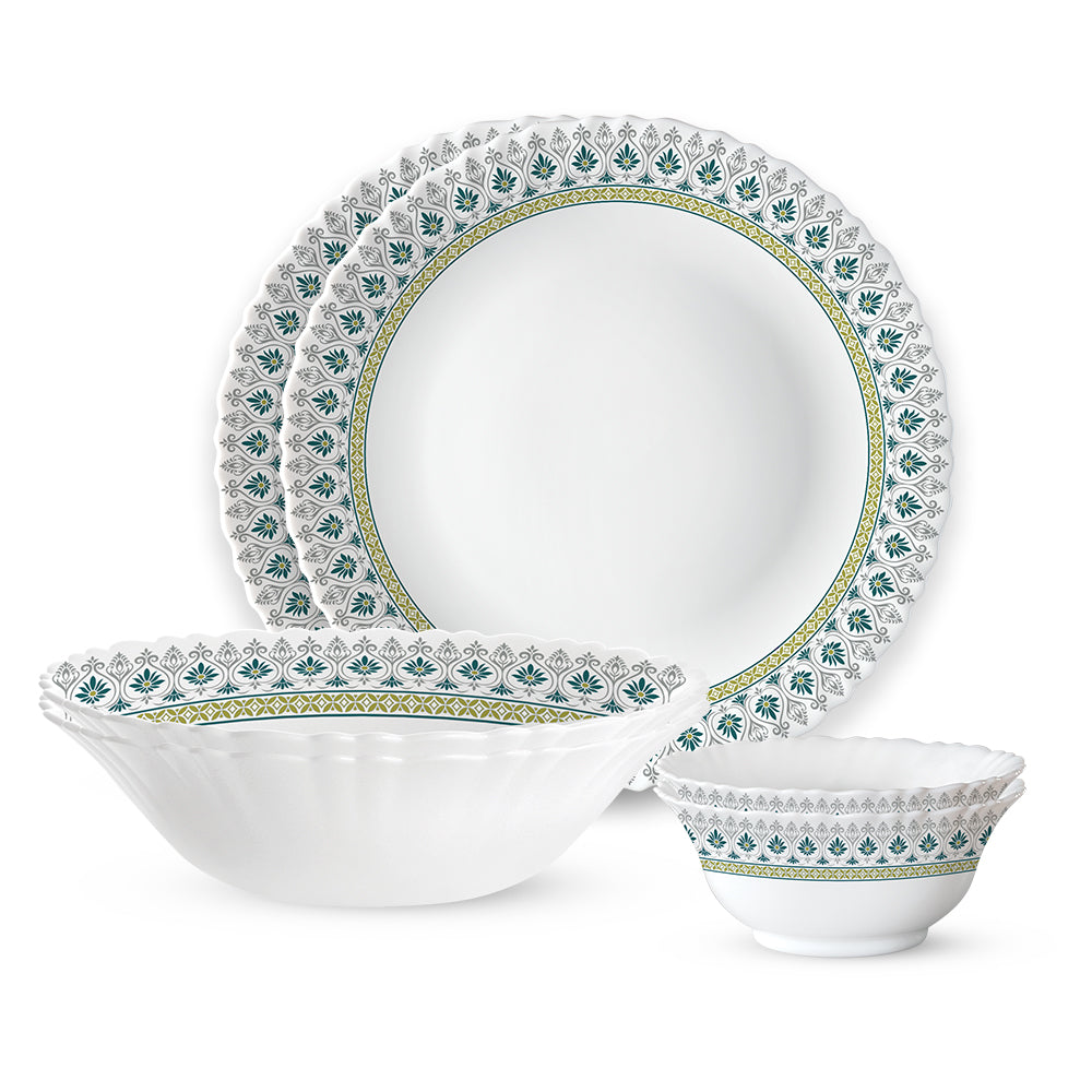 Borosil Larah Persia Dinner Set 6 Pcs Set Serves 2