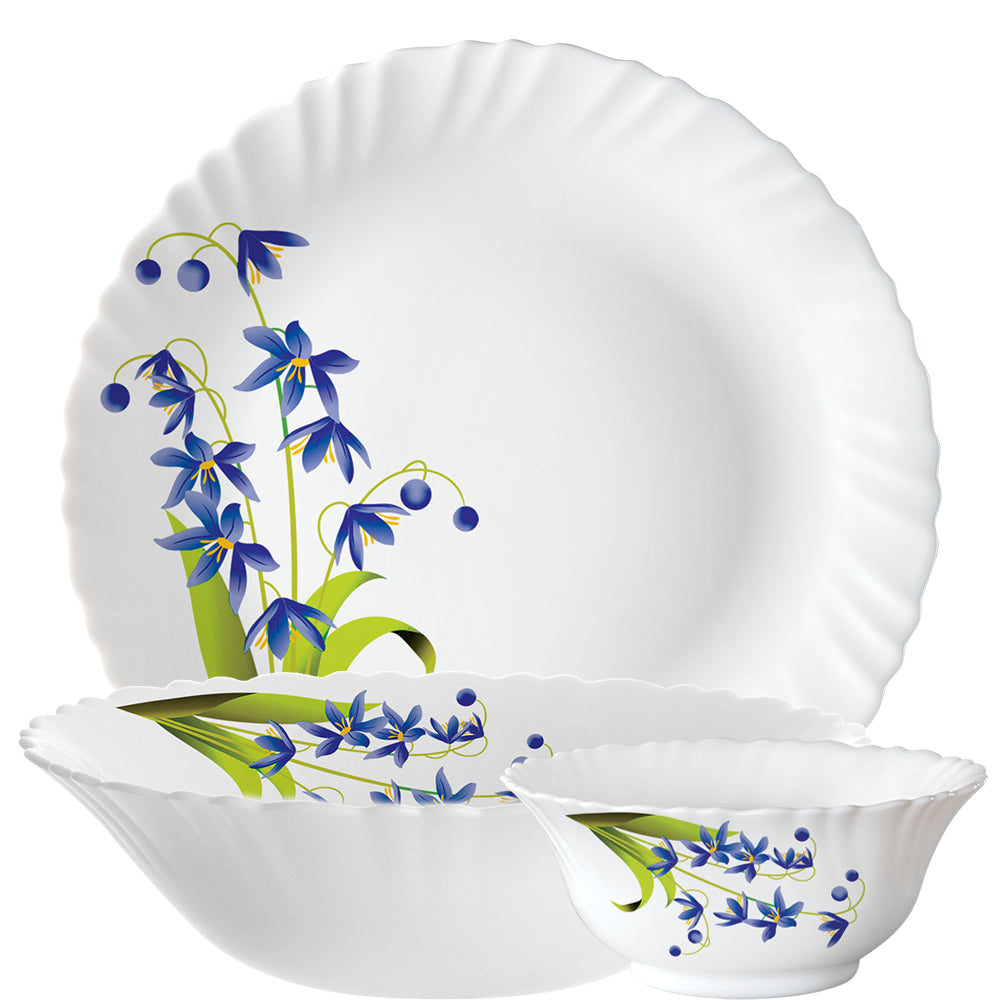 Borosil Larah Lavender Dinner Set 6 Pcs Set