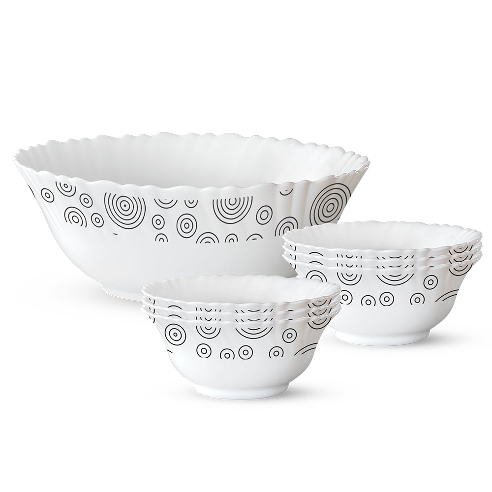Borosil Larah Spiral Pudding Set 7 Pcs Set