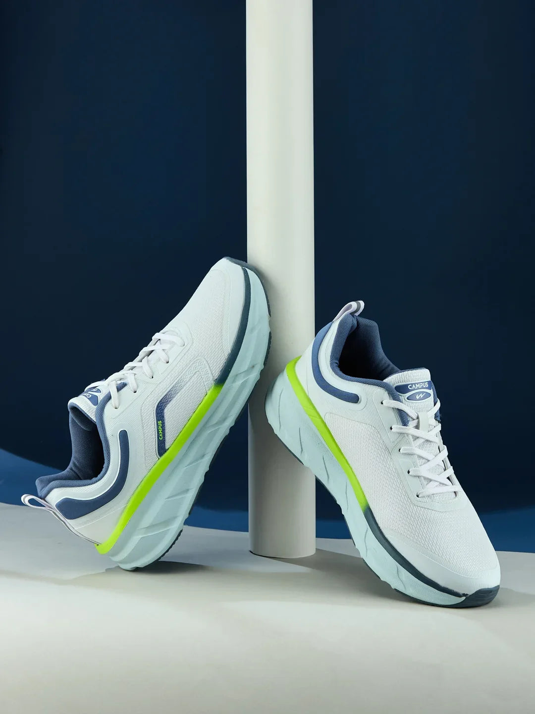 Campus HUMBER White Mens Running Shoes