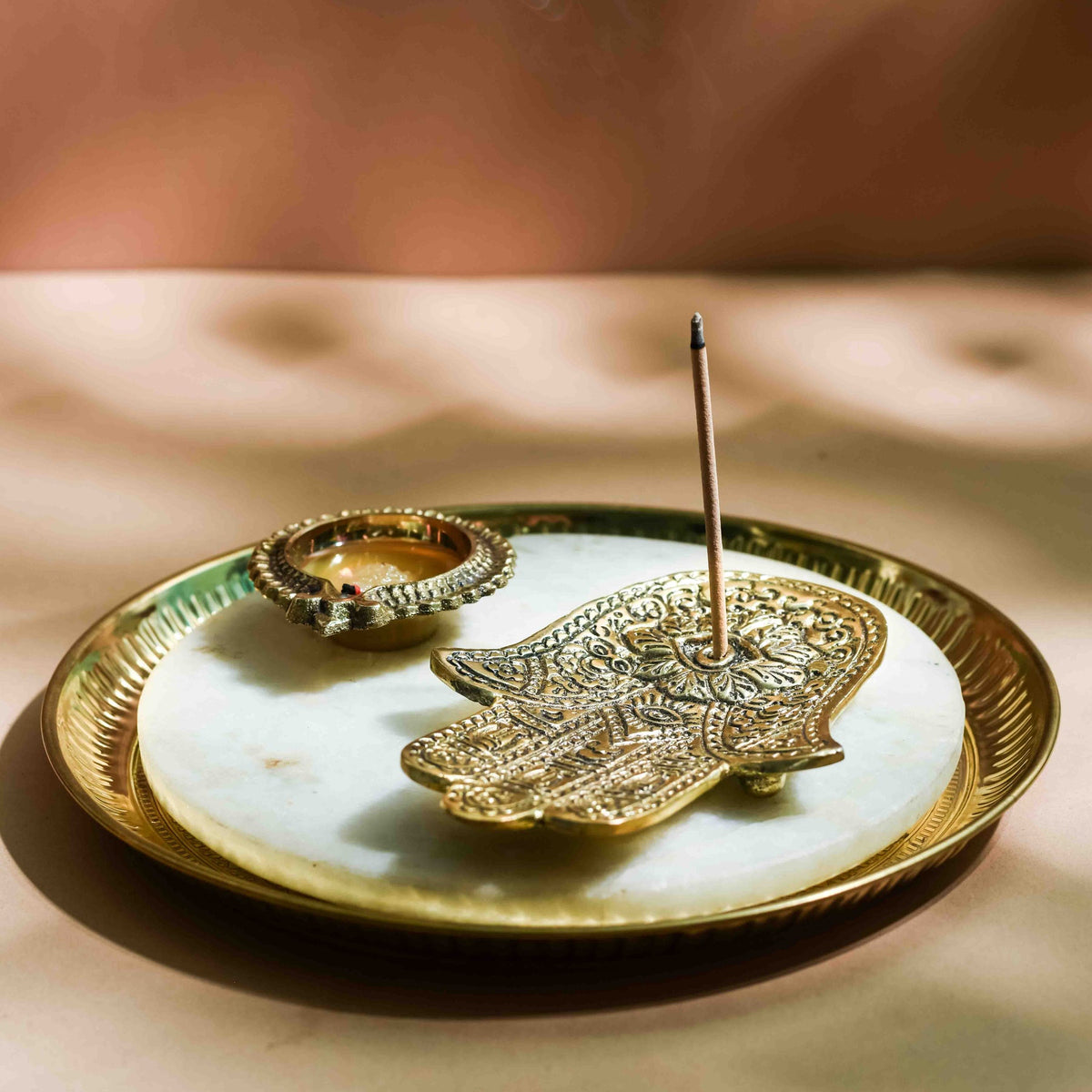 Samskara Home Hamsa Hand Incense Holder - PUSHMYCART