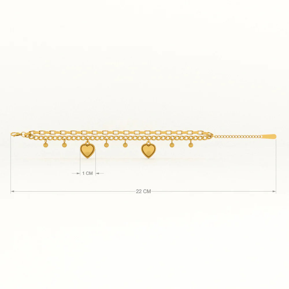 Palmonas Hearts All Over Bracelet