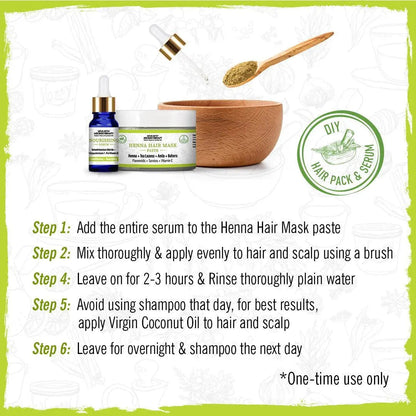 Keya Seth Aromatherapy Henna Hair Mask Paste & Serum