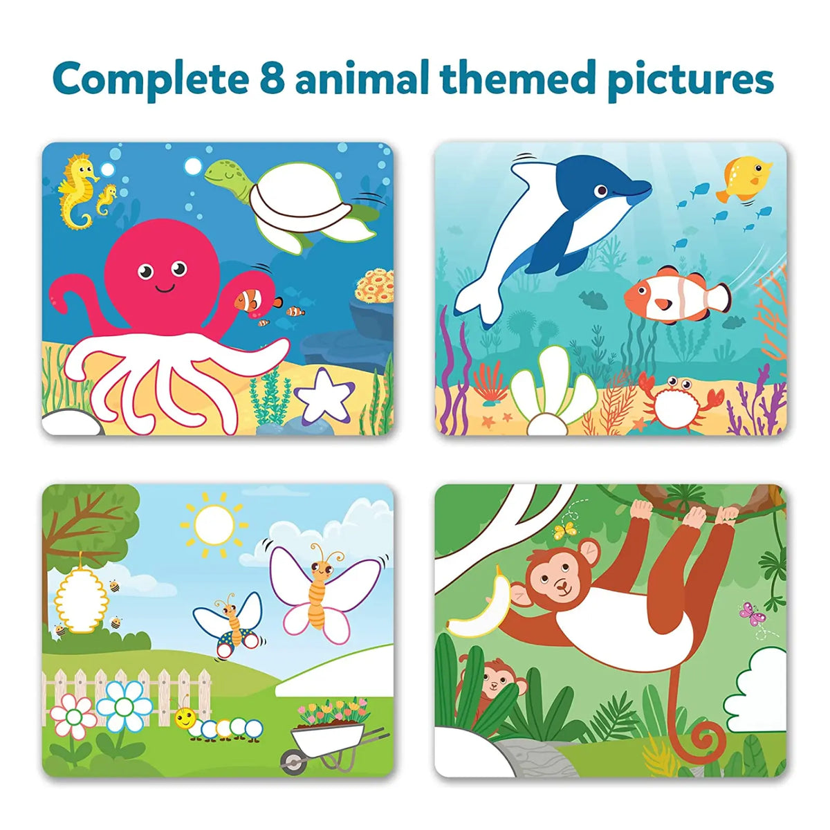 Skillmatics Animal Adventure Bundle Ages 3 to 9