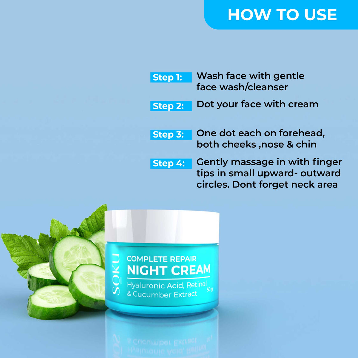 Soku Cosmetic Complete Repair Night Cream