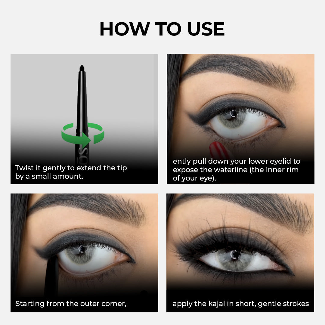 Soku Cosmetic Eye Play Black Kajal
